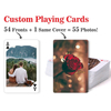 Custom Logo Printing Durable German Black Core Advertisement playing cards