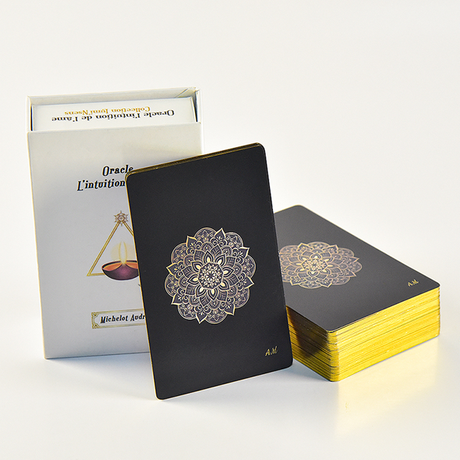 Wholesale custom printing oracle tarot cards with paper guidebook box packaging