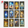 Custom Printed Gold Gilded Edge Oracle Tarot Decks Playing Cards Personalized Plastic Tarot Cards with Custom Logo