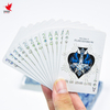 Custom Logo Printing Front And Back 54 Poker card Recyclable Luxury Custom Paper Playing Cards