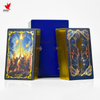 Custom Printed Gold Gilded Edge Oracle Tarot Decks Playing Cards Personalized Plastic Tarot Cards with Custom Logo
