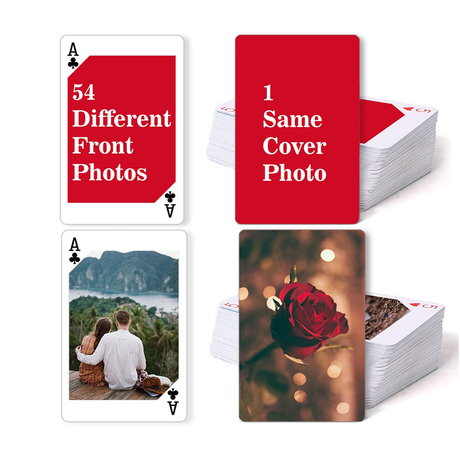 Custom playing cards multiple images playing cards front and back