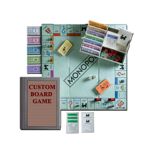 Selfridges Monopoly Square licensed monopoly boardgame Custom Design Your Own Board Game Printing Corporate gift