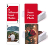 Custom Logo Printing Durable German Black Core Advertisement playing cards