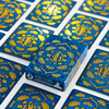 Best quality pvc waterproof Gold Foil print poker playing cards custom