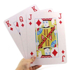 Wholesale custom Extra Large Playing Cards Large Size A5/B5/A4/A3 Paper Playing Cards